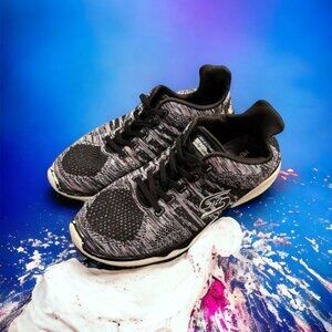 Skechers Air Cooled Memory Foam Sneakers Size 8 Knit Running Shoes Athleisure